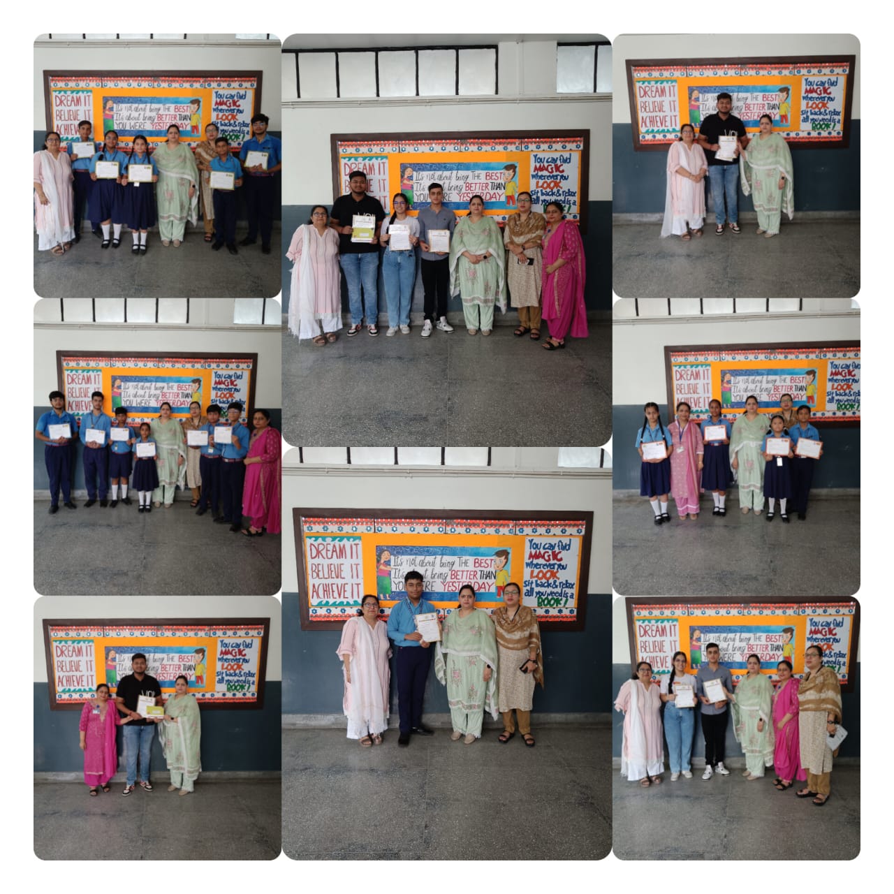 Marvellous Mark in English, Science and Maths Olympiads - BVM Kitchlu Nagar Ludhiana